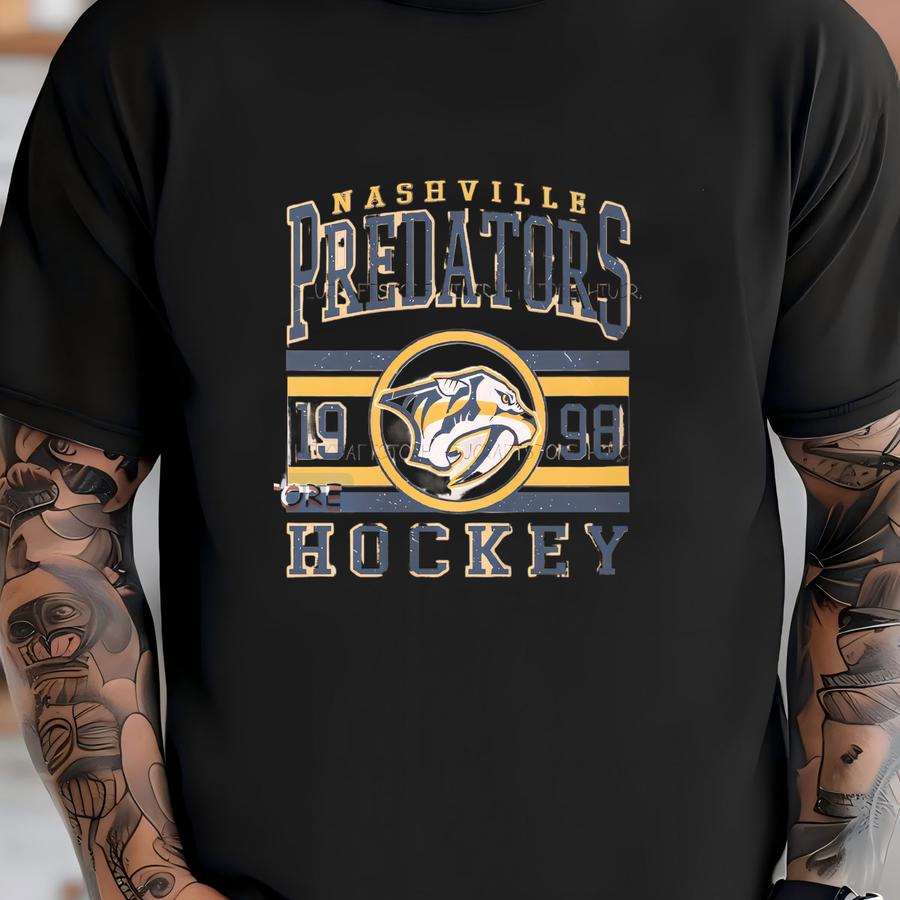 Vintage Nashville Predators Sweatshirt, Retro Nashville Shirt, Predators Hockey Fan Shirt, Nashville Sweatshirt, Predators Hockey Youth Tee T-shirt
