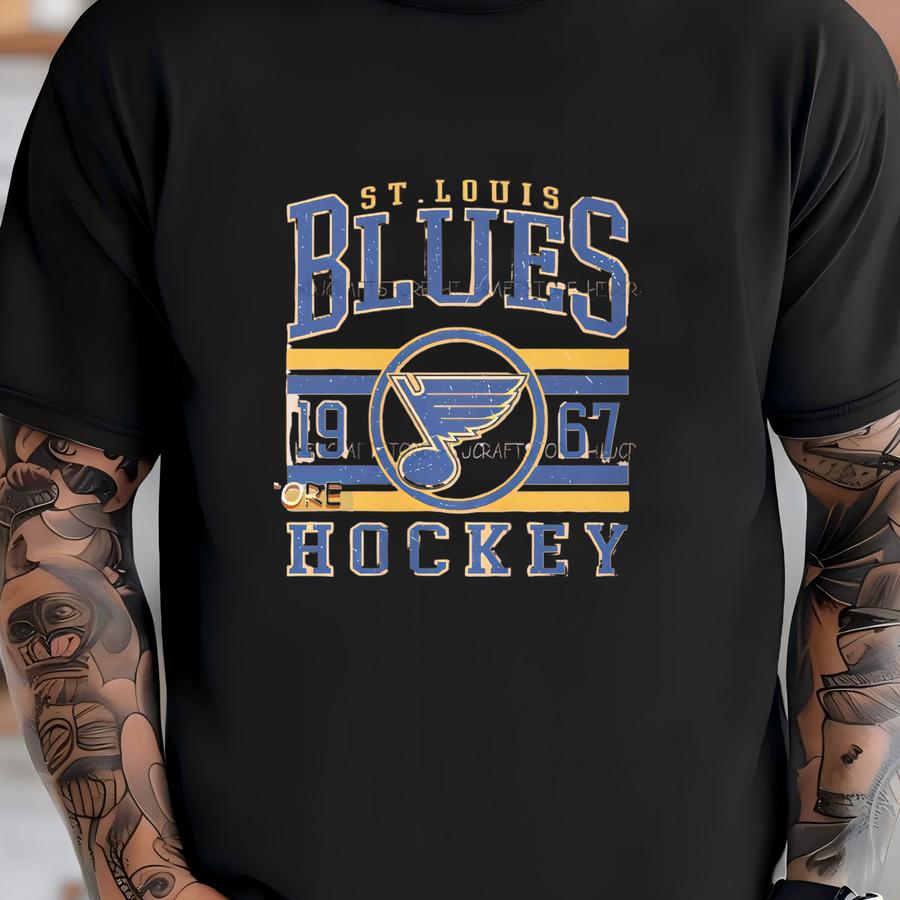 Vintage St. Louis Blues Sweatshirt, Retro St. Louis Shirt, Blues Hockey Fan Shirt, St. Louis Sweatshirt, Blues Hockey Youth Tee T-shirt
