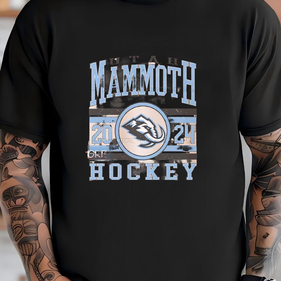Vintage Utah Mammoth Sweatshirt, Retro Utah Shirt, Mammoth Hockey Fan Shirt, Utah Sweatshirt, Mammoth Hockey Youth Tee T-shirt