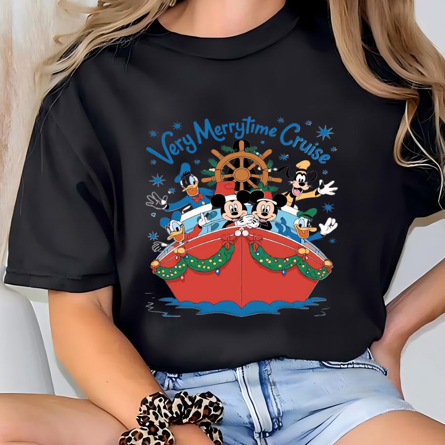 And Friends Cruise Shirt, Very Merrytime Cruise Shirt, Cruise Tee, Christmas Cruise Shirt, Land Trip Gift T-shirt