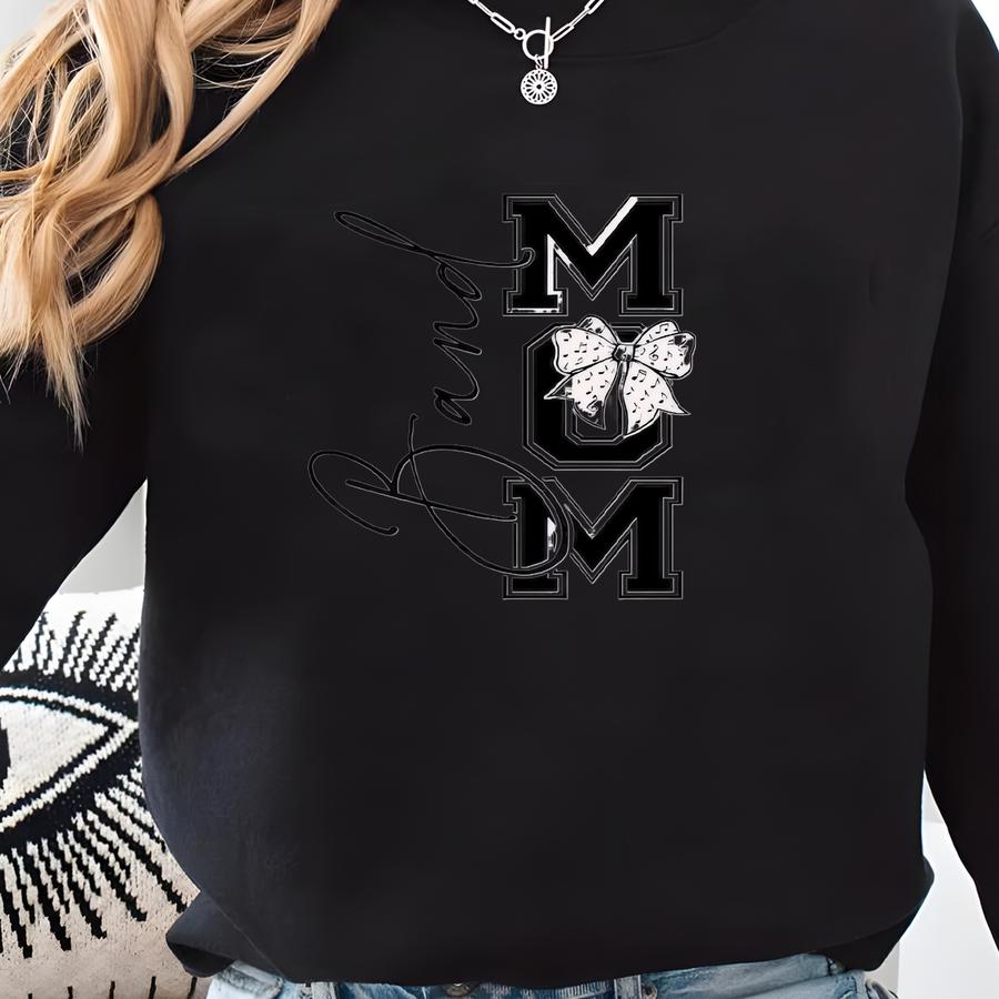 Custom Name Band Mom Shirt, Personalized Marching Band Mom Gift, High School Band Mom Sweatshirt, Funny Shirt, Band Mom Life, Gift For Her Sweatshirt