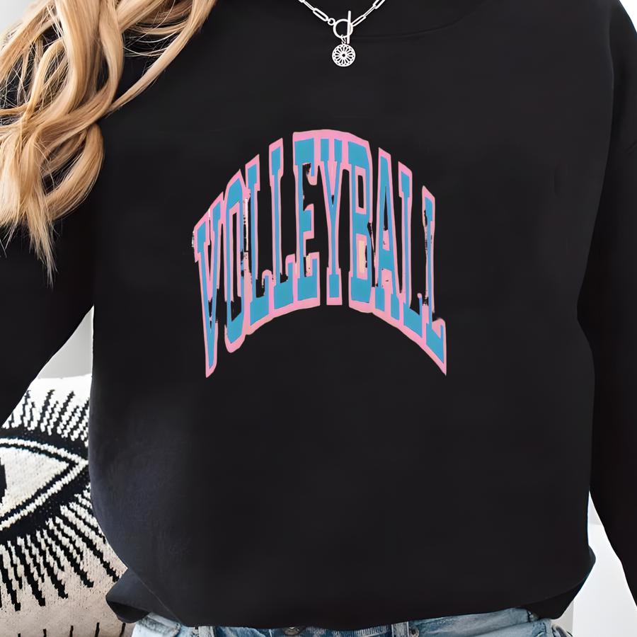 Retro Volleyball Shirt, Game Day Tee Sweatshirt