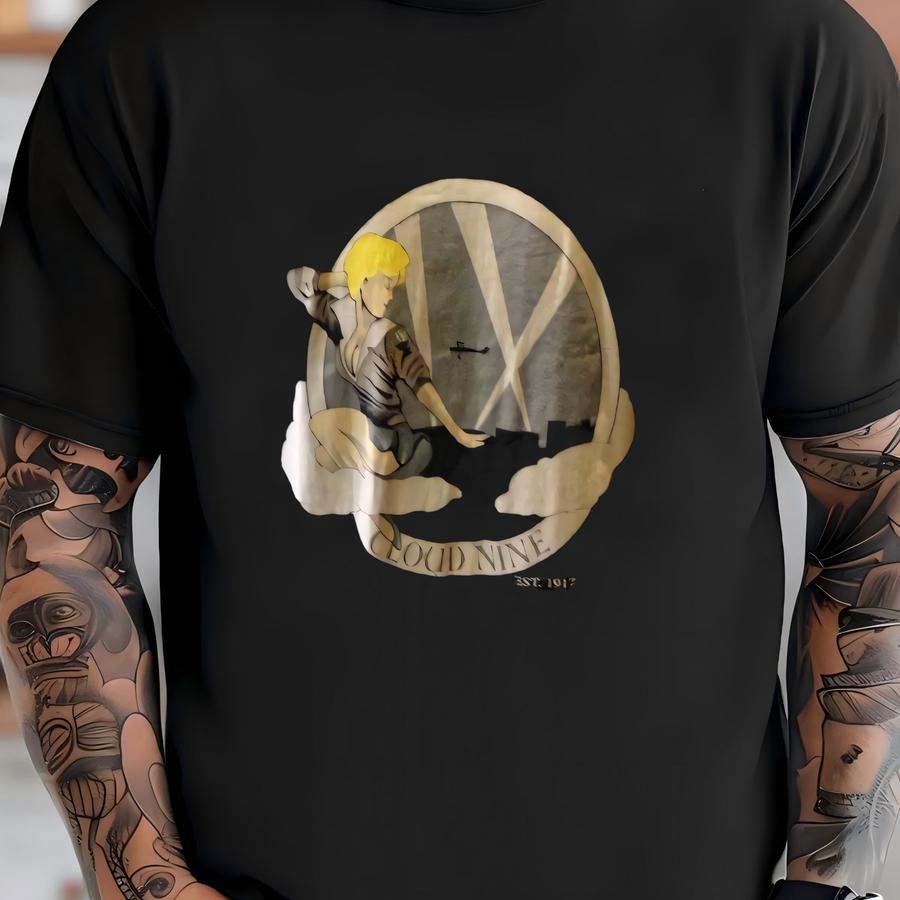 Vintage 90's Fruit Loom Cloud 9 Dyess Afb Military L/s Light Sweatshirt Fit Sz M T-shirt