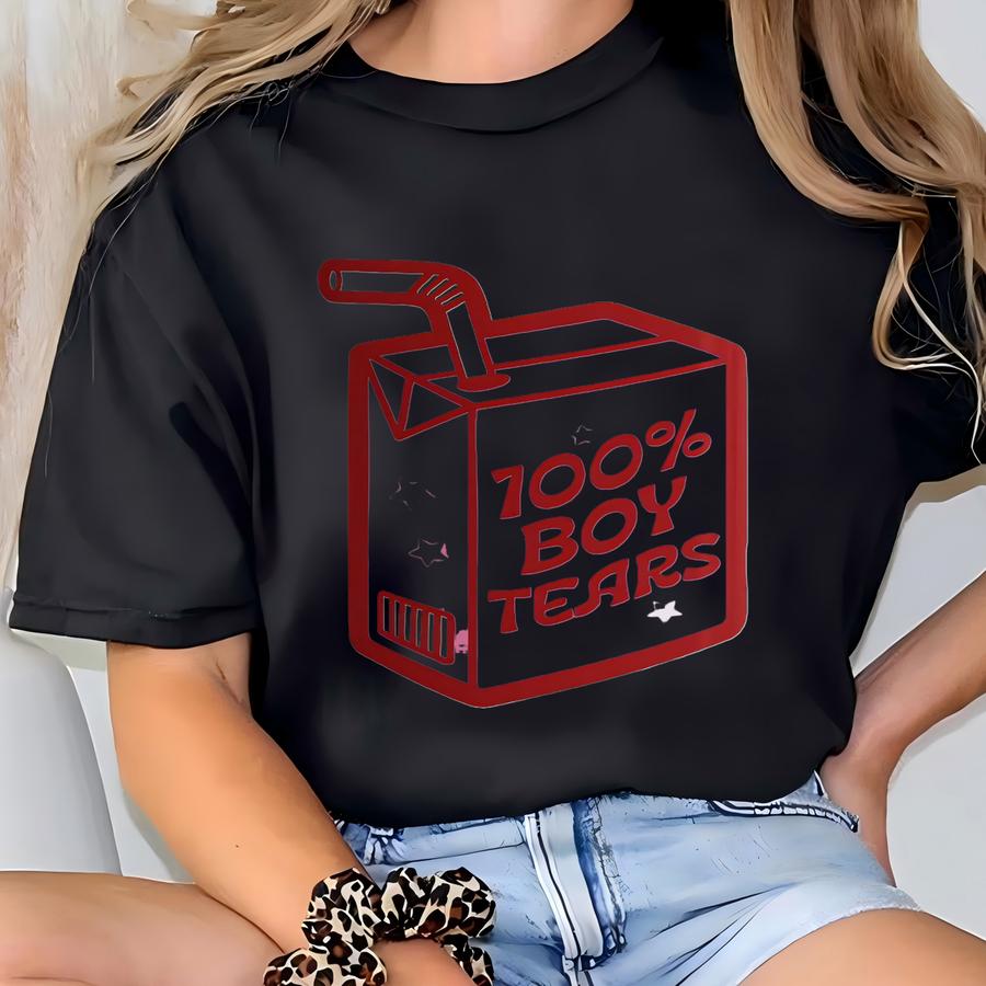 100% Boy Tears Funny Juice Box Mug Cup Funny Mug For Women Colleauge Girl Coworker Gift Secret Santa Funny Gift Under 20 T-shirt