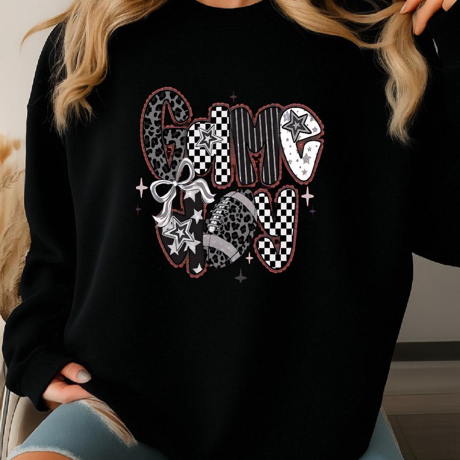 Game Day Sweatshirt Long Or Short Sve T-shirt Sweatshirt