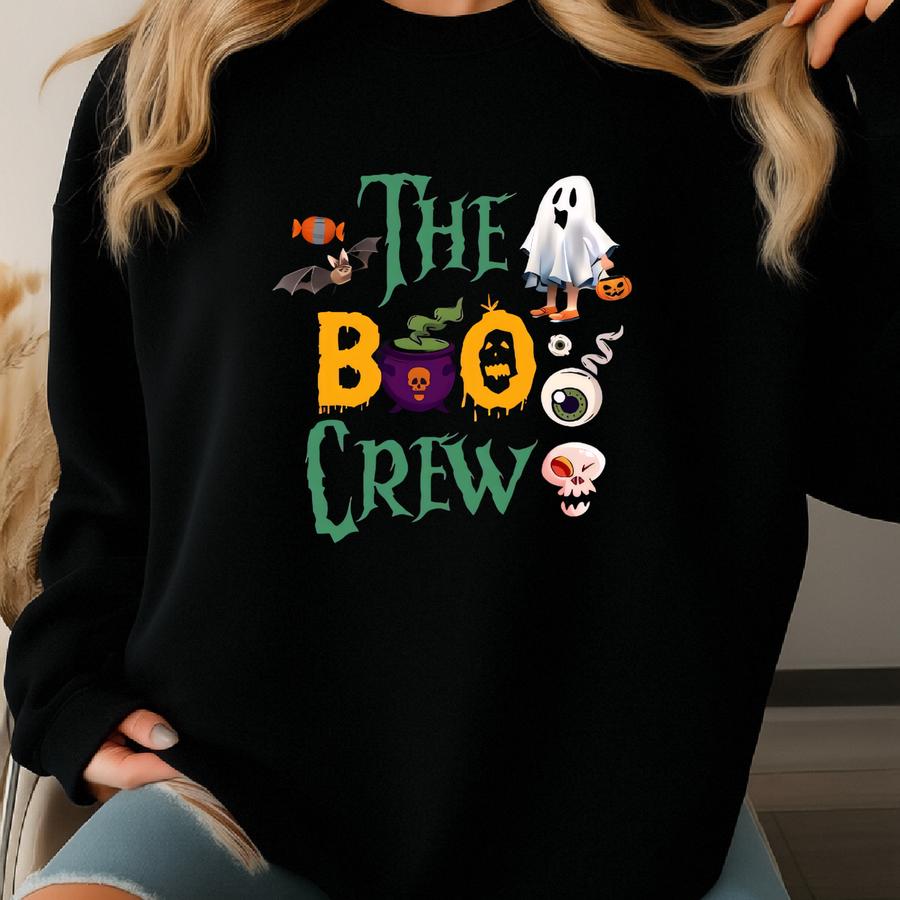 The Boo Crew Shirts, Custom Halloween Shirts, Kids Halloween Shirts, Halloween Party Shirts, Family Matching Shirts, Ghost Shirt Sweatshirt