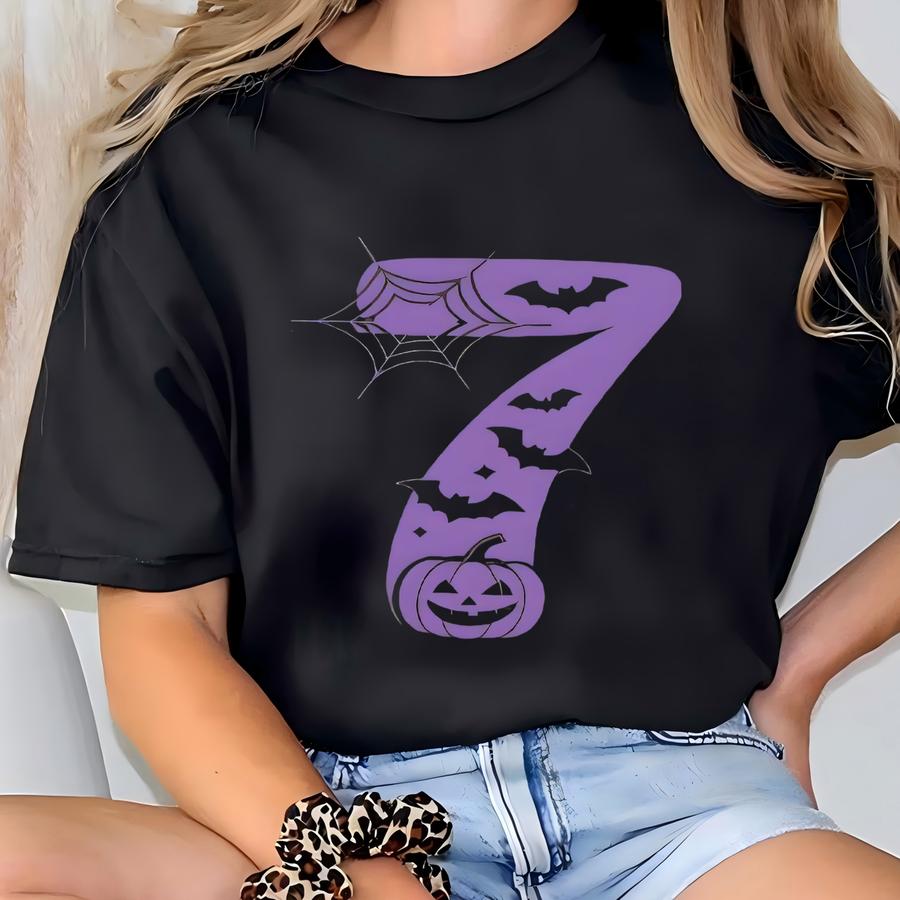 6 7 Shirts, Couples Halloween, Funny Matching Shirt, Tiktok Halloween Costume Shirt, 67 Trend, Six Seven Pumpkin Comfort Color Shirt T-shirt