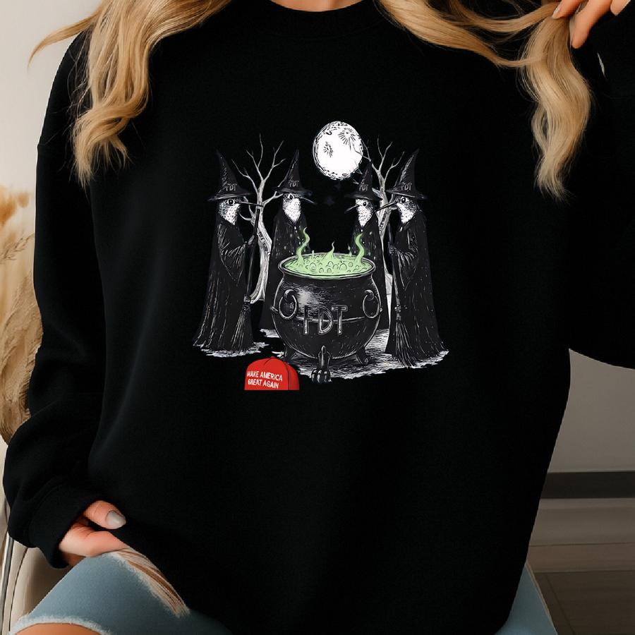 Anti Witch Shirt, Spooky Witch Halloween Sweatshirt, Witches Protest Shirt, Human Rights Shirt, Social Justice T-shirts Sweatshirt