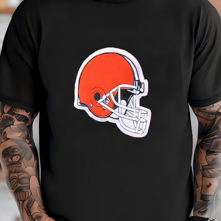 Vintage 90’s Cleveland Browns Rare Football Button Up Jersey T-shirt