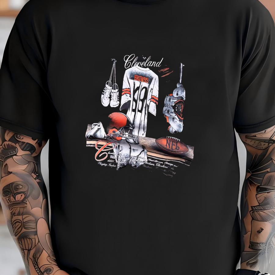 Vintage 90’s Cleveland Browns Football Nutmeg Crewneck Sweatshirt Medium/large T-shirt