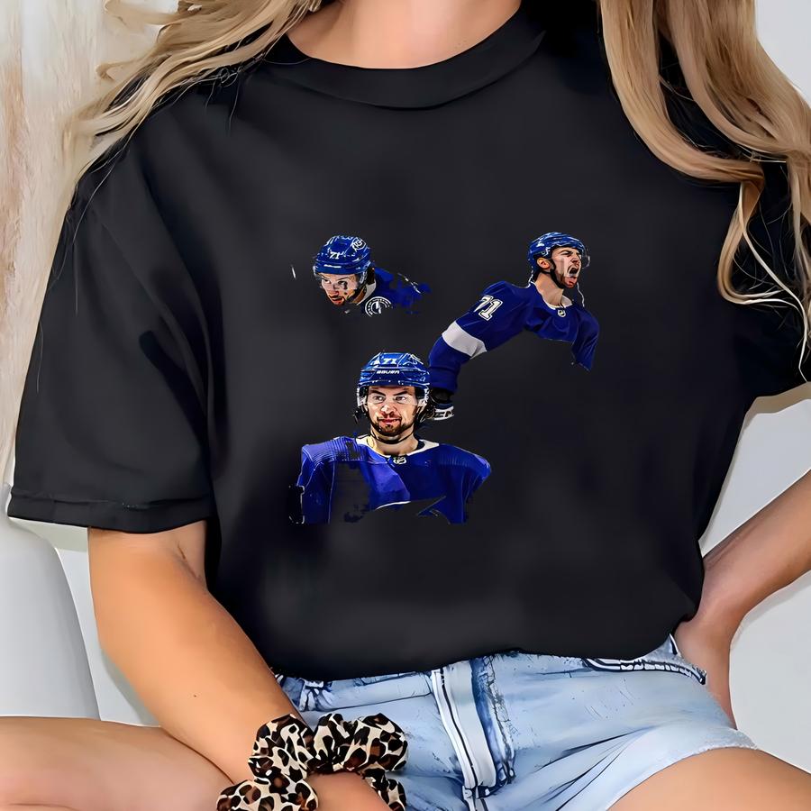 Anthony Cirelli Shirt, Anthony Cirelli Mineral Wash Hoodie, Anthony Cirelli Tee, Bootleg Rap Tee, Tampa Bay Hockey T-shirt