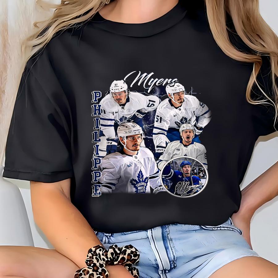 Philippe Myers Shirt, Philippe Myers Mineral Wash Hoodie, Philippe Myers Tee, Bootleg Rap Tee, Toronto Hockey T-shirt