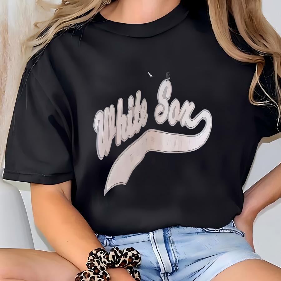 Vintage/ 1990s/ Chicago/ White Sox/ Mlb/ Vintage Gunuine Merchandise By Starter/ Black/ Hoodie/ L T-shirt