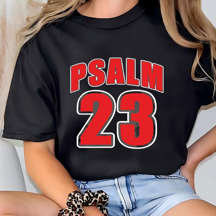® Hoodie, Psalm 23 The Lord Is My Shepherd Shirt, Religious, Scripture Tee, Bible Verse Gift, Christian Football, Jesus Shirt T-shirt