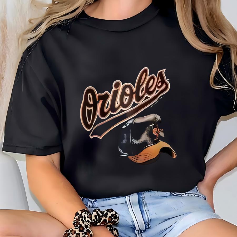 Vintage 2000s/ Baltimore/ Orioles/ Mlb/ Sport/ Black/ Hoodie (2xl) T-shirt