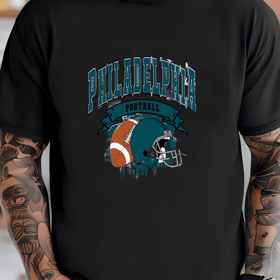 Vintage Style Philadelphia Football Sweatshirt, Philadelphia Fans, Philadelphia Football Shirt, Sunday Football Gift, Mascot Game Day Tee T-shirt