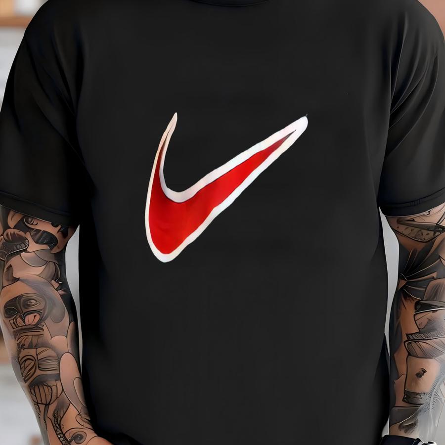 Vintage 90's Swoosh Logo Black Sweater Size Xs T-shirt