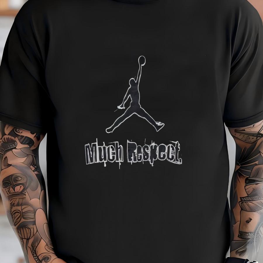 Vintage Y2k Brand Much Respect Logo Graphic Tee Size Xl T-shirt