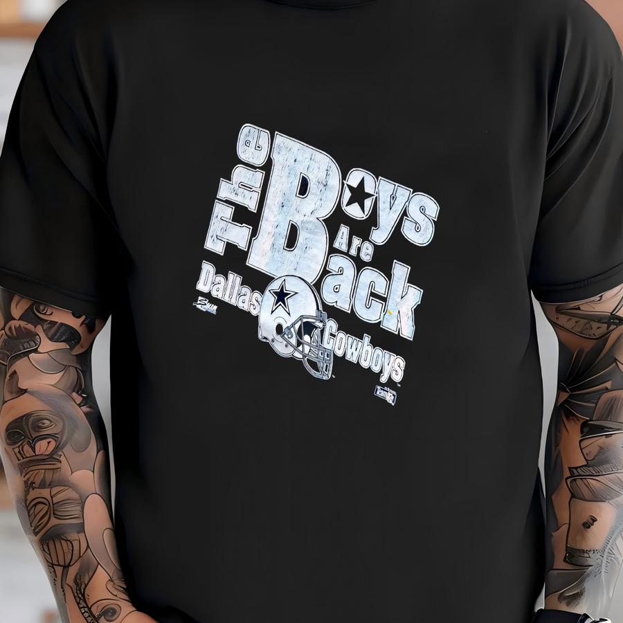 Vintage 1992 Cowboys Football The Boys Are Back M Graphic Shirt Usa Size M/l T-shirt