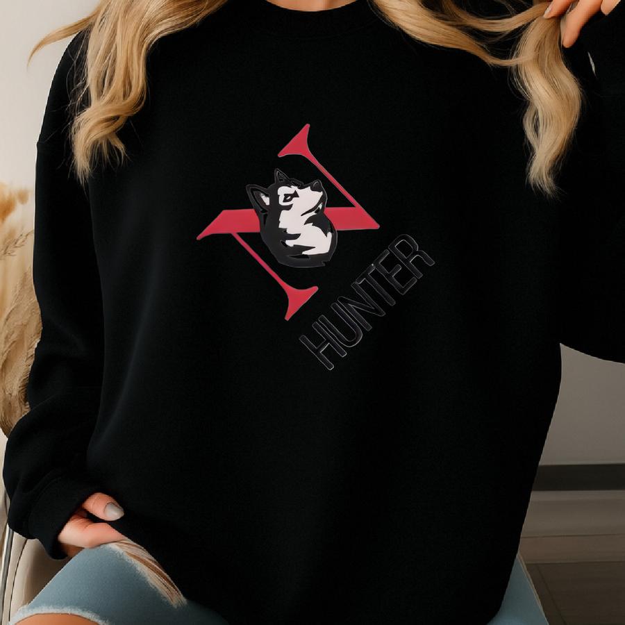 Personalized Northeastern Huskies Baby Hooded Towel Washcloth Set - Custom Bath Gift Set Sweatshirt