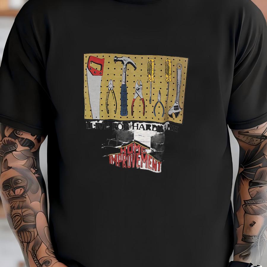 Distressed Vntg 90s Home Improvement Tv Show Promo Tee Fits L/xl T-shirt