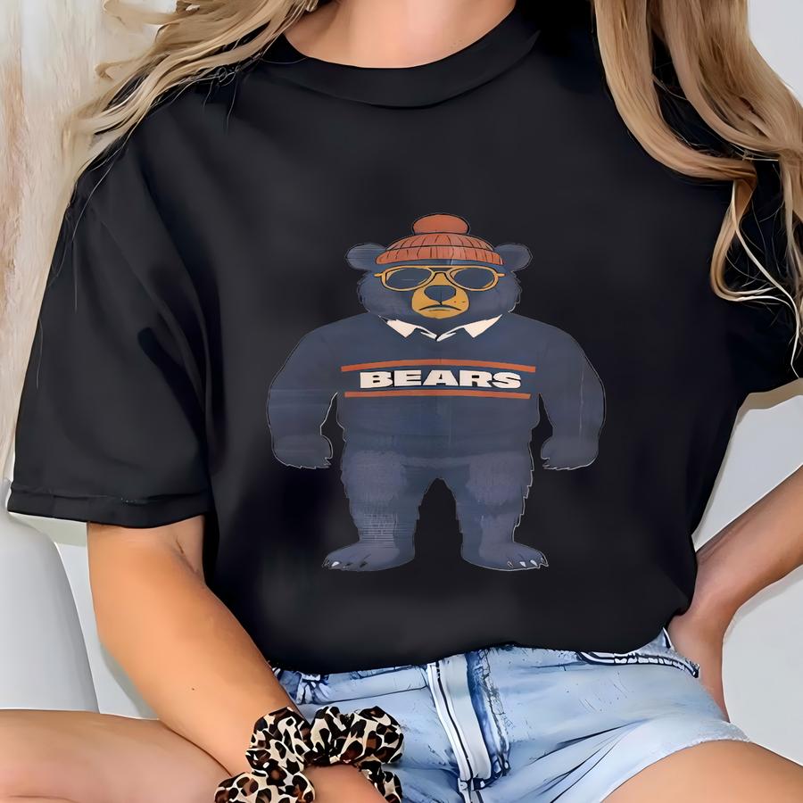 Vintage Chicago Football Sweatshirt, Fan Gifts, Game Day Apparel, Team Crewneck, Fan Gear T-shirt