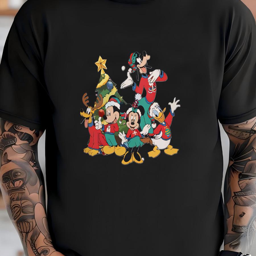 Christmas Characters Shirt, Holiday Crew Tee T-shirt