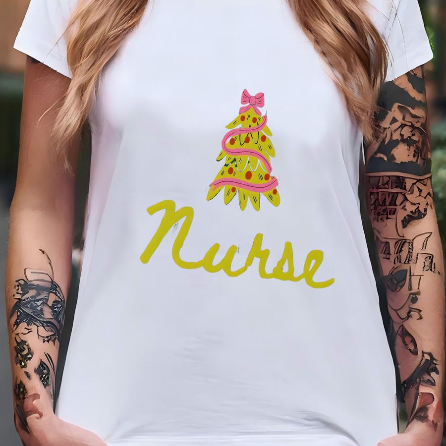 Christmas Nurse Shirt, Rn Hoodie For Women, Registered Nurse Life Tee, Nurse Praconer Graduation, Nursing Team Shirts T-shirt