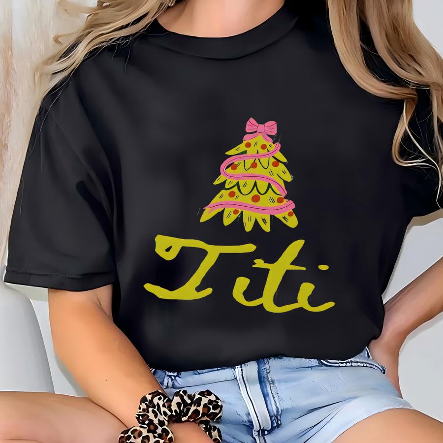 Shirt, Christmas Aunt Shirt, Sister Tshirt, New Auntie Tee, Santa Xmas Gifts T-shirt