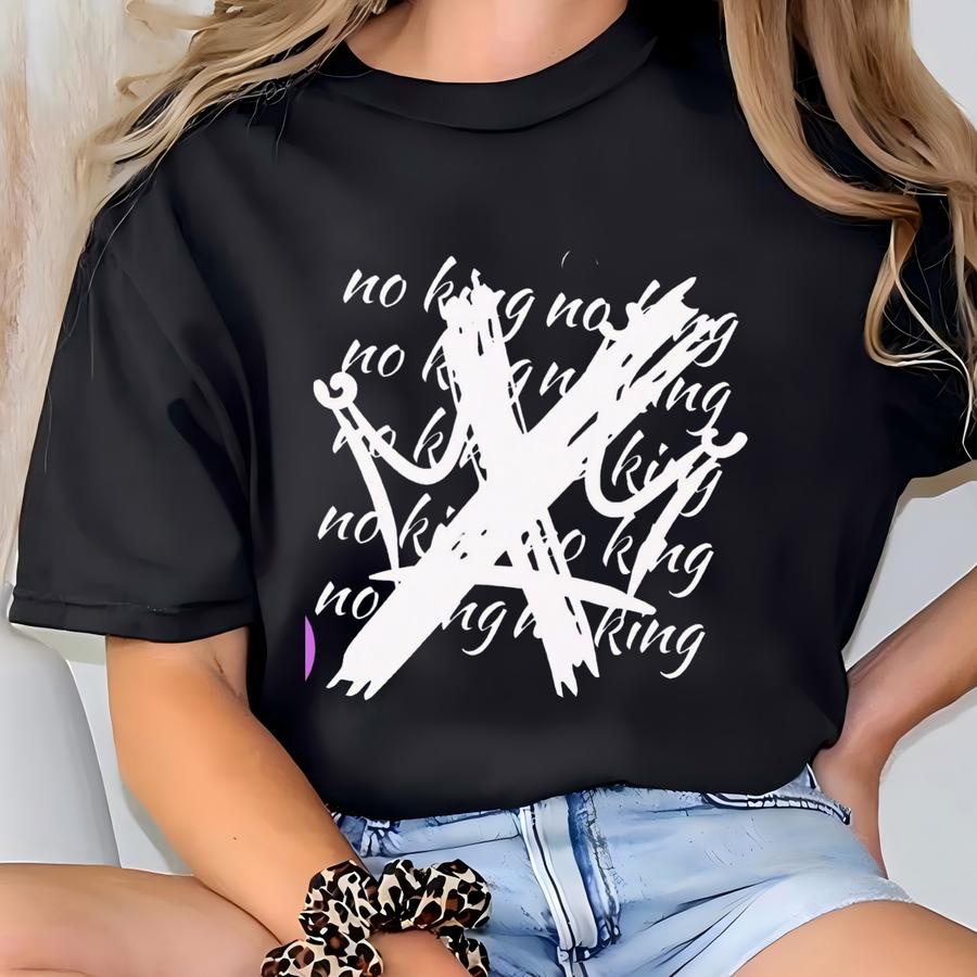 No Kings Shirt | No Kings In America Shirt, Activist Tee, Political Shirt, Protester Shirt, Resistance, No Kings Tee, Pro Tee T-shirt