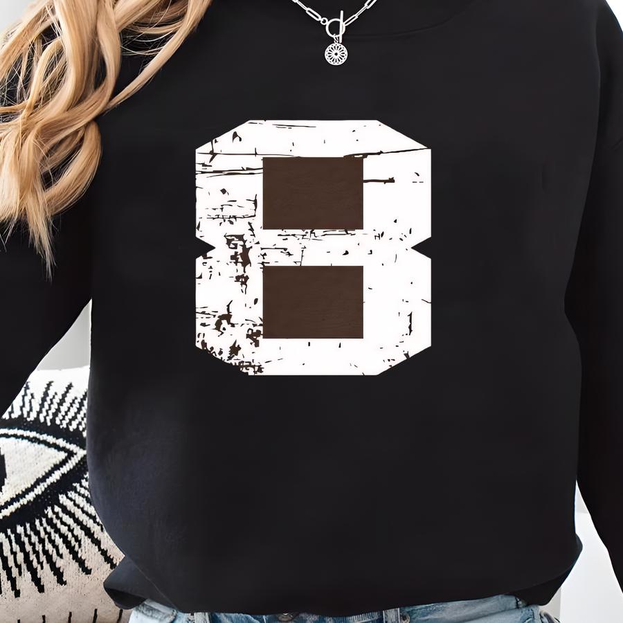 Custom Mascot Name Sweatshirt, Women's Sports Sweater, Custom Varsity Letter Number Sweatshirt, Your Mascot Name Sweatshirt, Bp Sweatshirt