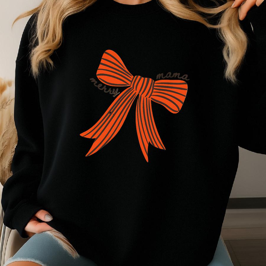 Christmas Mama Shirt, Mom Shirt, New Mother Tshirt, Cute Gift For Mom, Santa Tee, First Xmas Gifts, Pregnancy Reveal Sweatshirt