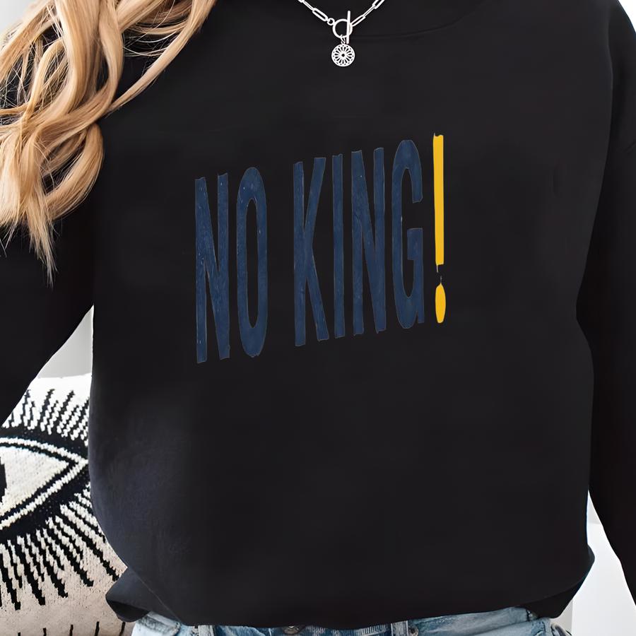 ® No Kings Shirt, Anti Shirt, Political Shirts, Anti Shirts, Crown No Kings, Protest Sweather, Nope Kings Shirt Sweatshirt