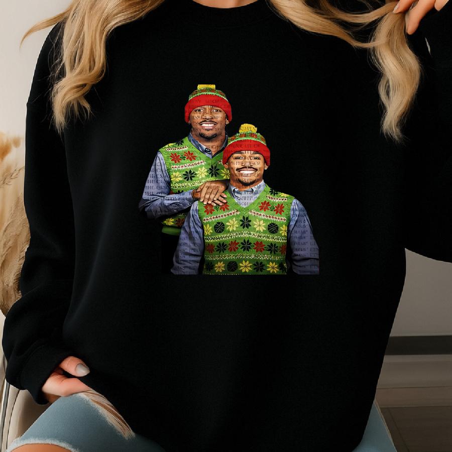 Poole Alex Sarr Step Brothers Basketball Christmas Sweater And Hat Poole Shirt Alex Sarr Shirt Washington Basketball Wizardtee Sweatshirt