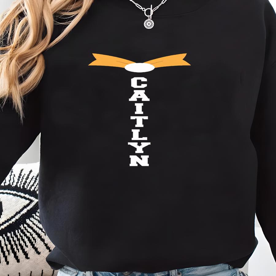 Mascot Shirt, Custom Cheerleader Gift, Personalized Cheer Team Name Shirt, Cheer Compeon Outfit, Cheer Mom With Name Shirt Sweatshirt