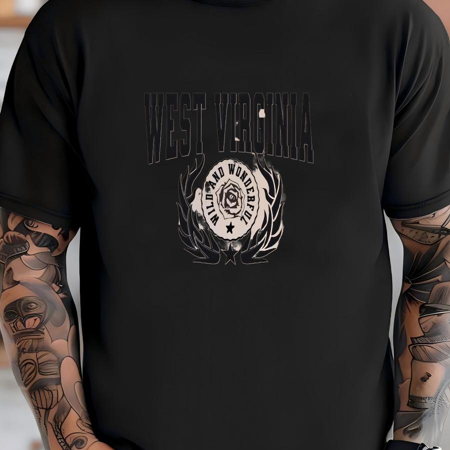 West Virginia State Mountain State Splendor Cotton Canvas Tee – Eco-friendly Reusable Shopping Tote, Travel Gift Appalachian Pride So T-shirt