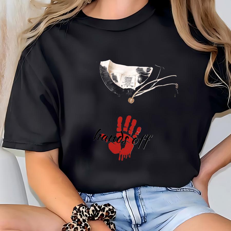 Hands Off Protest Shirt, Political Hands Off Protest Long Sve Shirt, Hands Off Medicaid Medicare Social Security Anti T-shirt