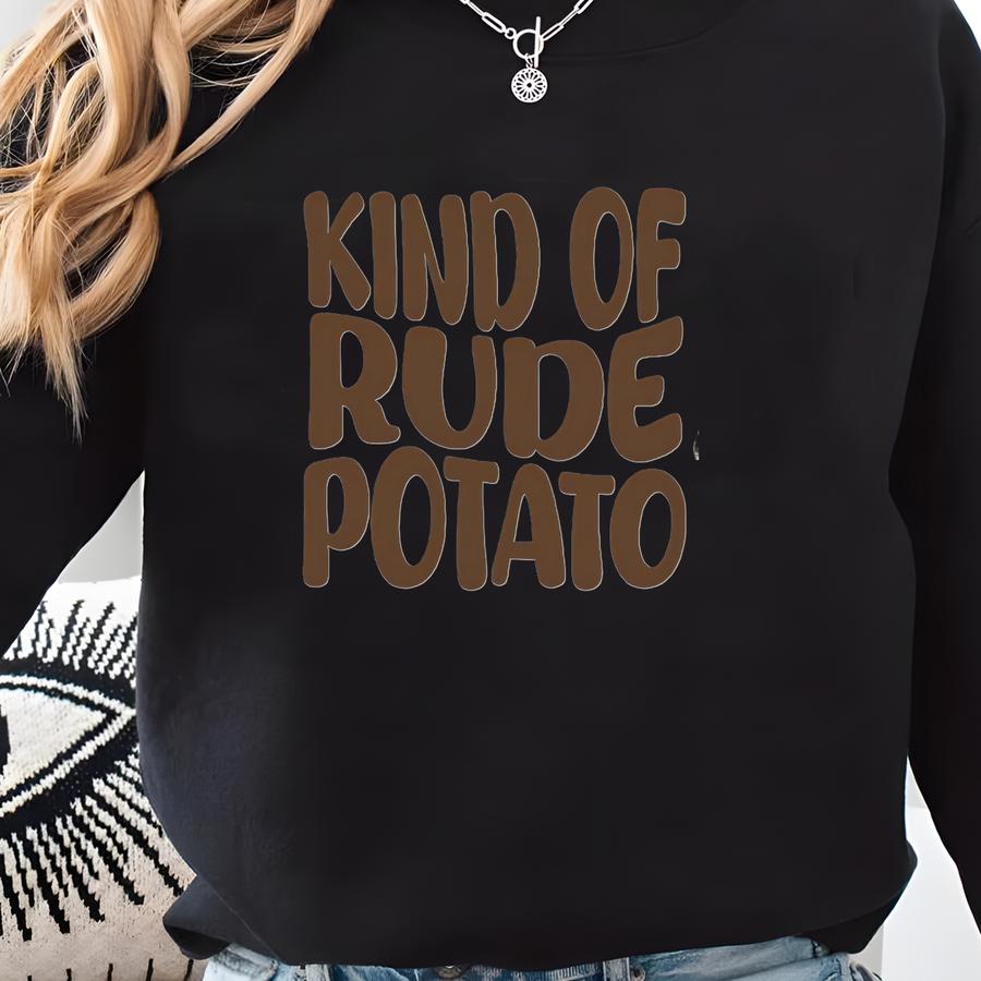 ® Matching Thanksgiving Shirt, Funny Couple Shirt, Sweet Potato, Kind Of Rude Potato, Fall Season Husband Wife Gift, Humor Tee Sweatshirt