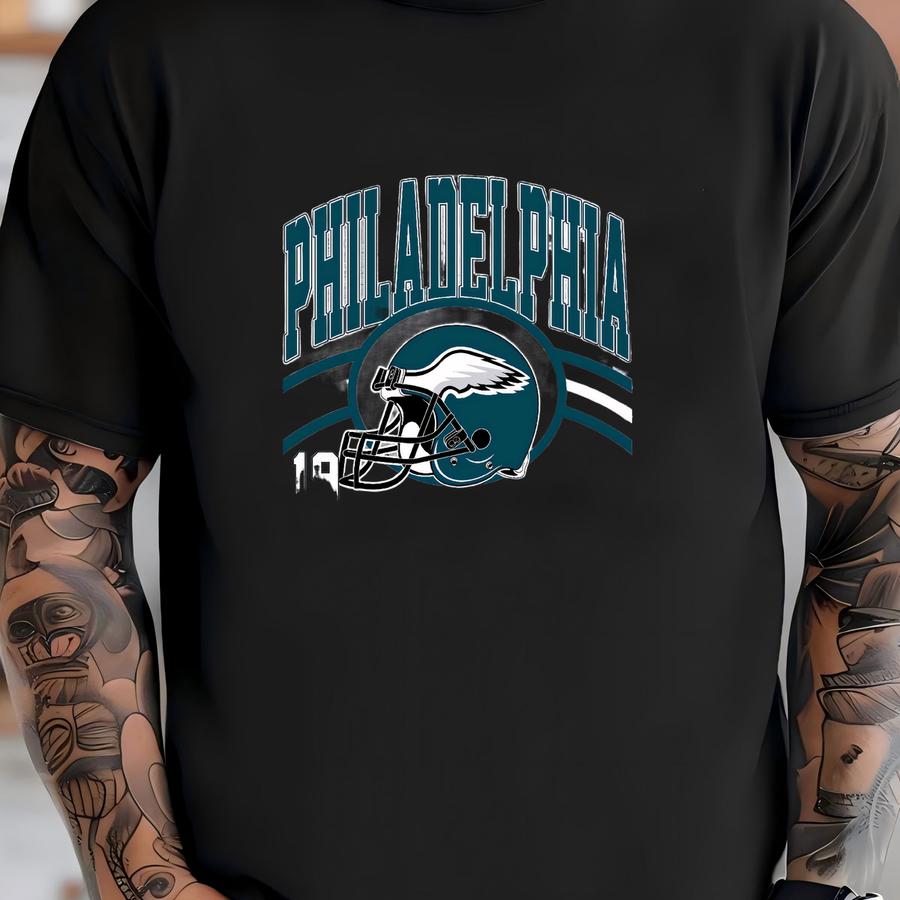 Vintage Philadelphia Football Unisex Sweatshirt, Philadelphia Fans, Philadelphia Football Shirt, Sunday Football Gift, Mascot Game Day Tee T-shirt