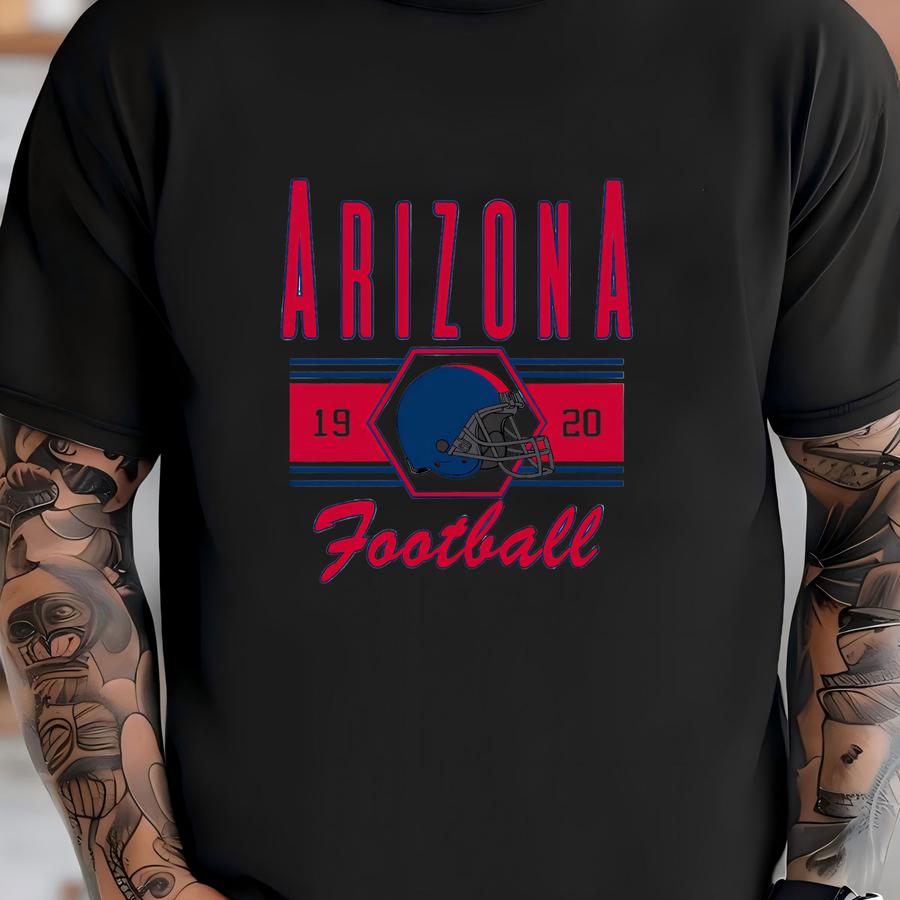 Vintage Style Arizona Football Crewneck, Arizona Football Shirt, Gift For Football Fan, Sunday Football Gift, Mascot Game Day Tee T-shirt