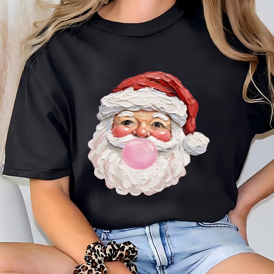 ® Vintage Santa Tee, Retro Santa Claus Shirt, Christmas Shirt Xmas, Cute Santa Claus Xmas Tee T-shirt