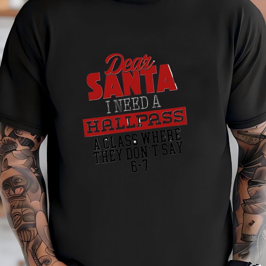 Christmas Dear Santa Custom Math Teacher Group Shirts: Funny Algebra Educator Personalized Group Tees, Para Xmas Tees T-shirt