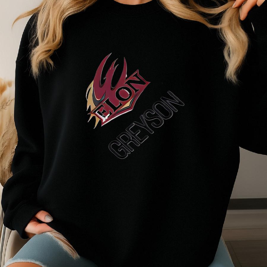 Personalized Elon Pnix Baby Hooded Towel Washcloth Set - Custom Bath Gift Set Sweatshirt