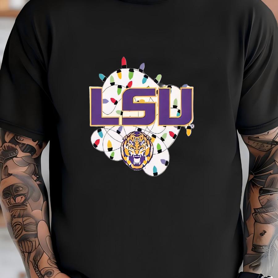 Tigers Christmas Graphic Baby Bodysuit | Official Ncaa Licensed Infant Bodysuit T-shirt