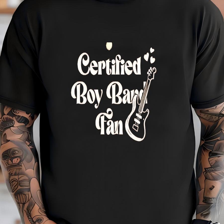 Certified Boy Band Fan Shirt, Vintage Concert Hoodie, Living The Dream Tour 2025, Fan Merch, Retro Band Tee T-shirt