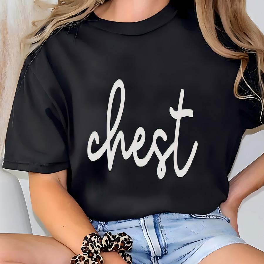 Funny Couples Christmas Sweatshirt, Chest And Nuts Matching Holiday Shirt, Christmas Matching Hoodie, Gift For Christmas Family Matching T-shirt