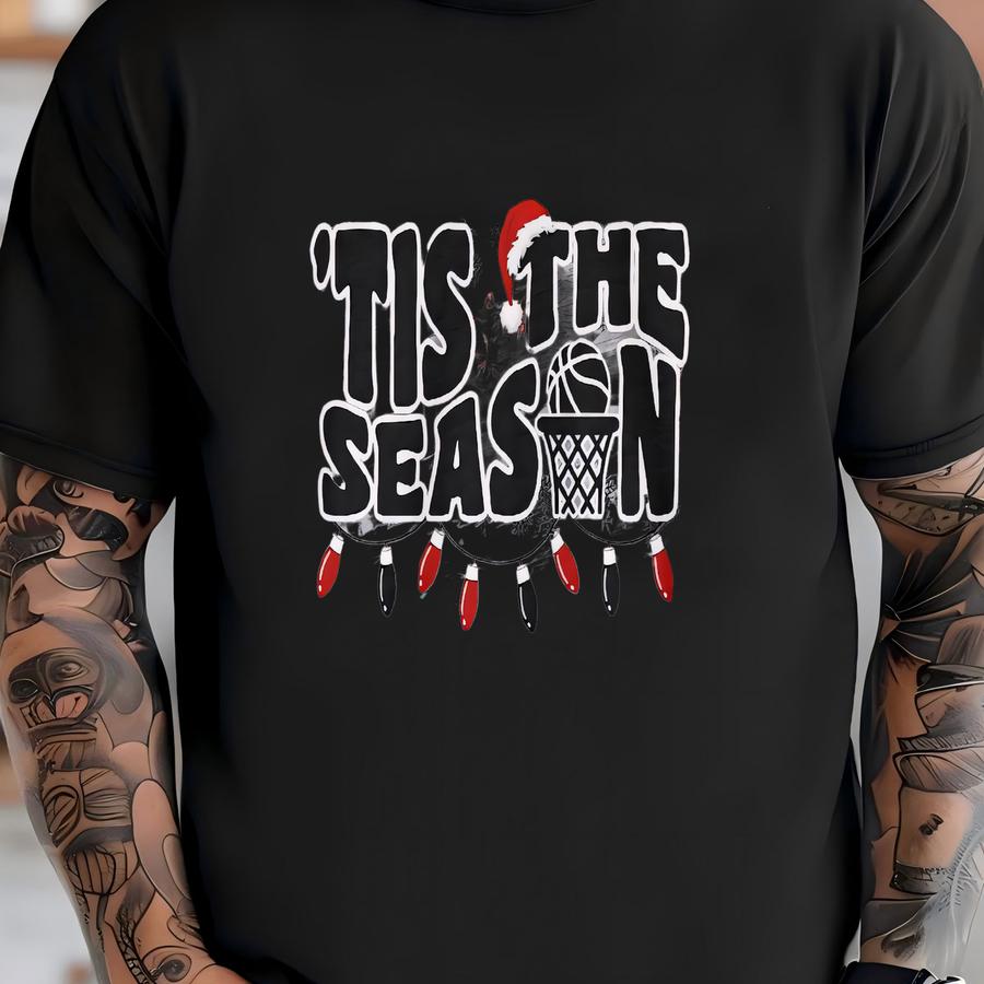 Christmas San Antonio Basketball Unisex Apparel, Mens Womens Hoodies/crewneck Sweatshirts/hoodies, Gift Sports Fan, Tis The Season T-shirt