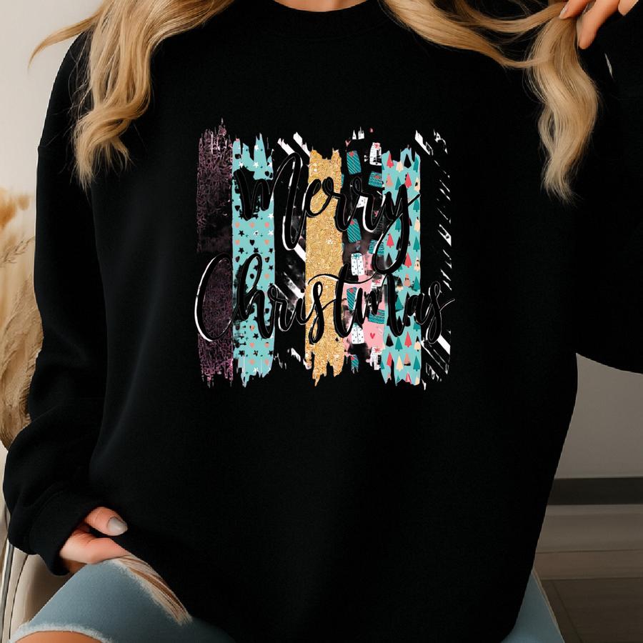 Christmas Shirt, Merry Christmas T-shirt Sweatshirt, Pink Christmas Shirt, Christmas Gift Shirt, Women Gift Christmas Shirt Sweatshirt