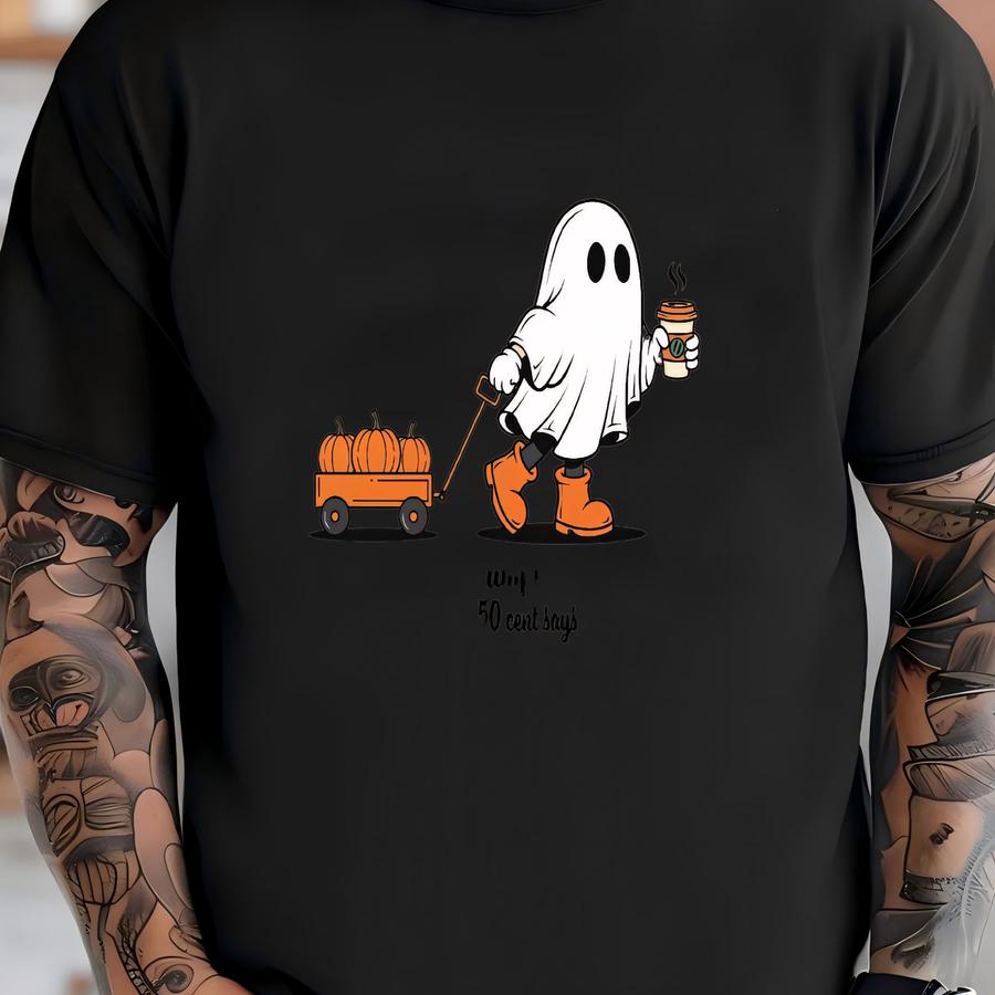 Funny Pumpkin Patch Sweatshirt, Ghost Fall Halloween Hoodie T-shirt