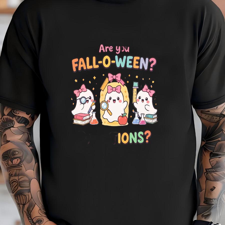 Ghost Teacher Sweatshirt, Are You Fall-o-ween Directions Hoodie, T-shirt